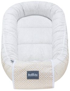 Bellochi Baby Nest Baby Cable Novorodenec - 100% bavlna -  Certified - Baby Cuddly Nest - 90x60x12cm - Lui Dots