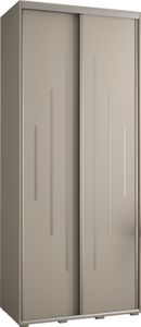 Kryspol Dakota 12 Schrank, zwei Türen - 235,2x110x60cm - Kaschmir Silber