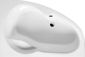 Excellent | Badewanne - Eckbadewanne NEWA PLUS - 150x95 cm - Weiß glänzend - Komfortabel und geräumig