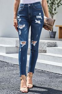 OMG Damen Skinny Jeans Svart blau S