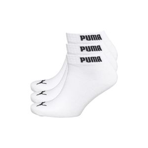 Puma - "Quarter" ponožky pro muže (3-pack) CS1339 (39,5 EU - 42 EU) (White)