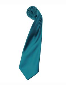 Premier Workwear , Colours Collection Satin Tie , Teal (ca. Pantone 3155) , 144 x 8,5 cm