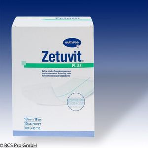 HARTMANN Zetuvit Plus sterilný 10 x 10 cm, 10 obkladov