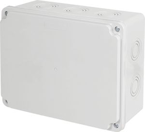 Abzweigkasten Verteilerkasten Abzweigdose Verteilerdose IP65 Aufputz Feuchtraum 190X150X80 grau