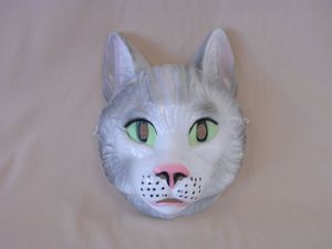 Erwachsenen Maske mit Gummizug Katze