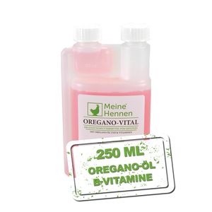 Oregano-Vital 250 ml, Oregano-ÖL und B-Vitaminen - Ergänzungsfuttermittel für Hühner, Wachteln, Tauben