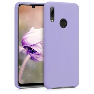 kwmobile Hülle kompatibel mit Huawei P Smart (2019) Hülle - Silikon Handy Case - Handyhülle weiche Oberfläche - kabelloses Laden - Lavendel