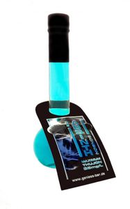 Absinth Arctic Blue Laborkolben Flasche 0,2L Eisbonbon Mit maximal erlaubten Thujon 35mg/L 55%Vol