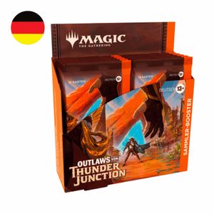 Booster-Display für Sammler Magic the Gathering Outlaws von Thunder Junction, 12 Stück, deutsch