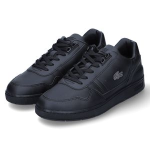 Lacoste T-Clip 223 3 SMA-Ledersneaker, Schwarz 43 EU