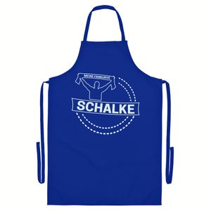 multifanshop Grillschürze - Schalke - Meine Fankurve, blau, Größe one size