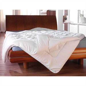 Bettdecke 135x200cm, 4 Jahreszeiten Steppbett, Allergiker geeignet - waschbar bei 95°C - bestehend aus 2 Schlafdecken mit Druckknöpfen