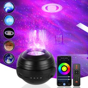 Forever Speed smart Bluetooth LED Musik Lautsprecher Projektor Sternenhimmel Lampe Nachtlicht,Mit 5 Aurora-Themen