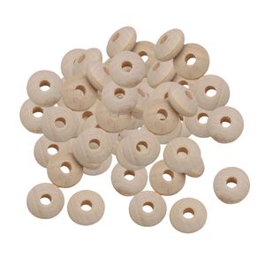 50 Stück Natürliche Holzperlen Bastelperlen Motivperlen zum fädeln Perlen Beads