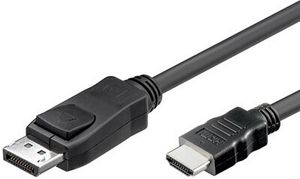 Good Connections Kabel DP1.2-St.-HDMI1.4b-St. schwarz 2m