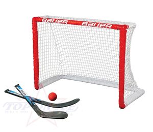 Mini Hockey Tor Set Bauer,  77,5 x 58,5 x 34 cm, Rot