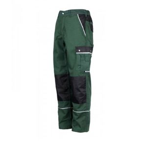 TMG® Arbeitshose Männer Grün - Bundhose mit Kniepolster Taschen - Gartenhose Herren EU50