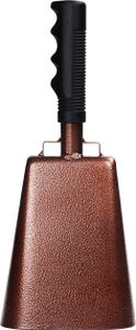 Belle Vous Stahl Metall Kuhglocke mit Griff – 27,5cm Kuhglocke Schlagzeug Laute Glöckchen Instrumente – Kuh Glocken Musikalische Glocke mit Griff für Belle Vous Stahl Metall Kuhglocke mit Griff – 27,5cm Kuhglocke Schlagzeug Laute Glöckchen Instrumente – Kuh Glocken Musikalische Glocke mit Griff für