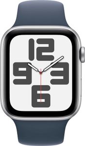 Apple Watch SE GPS+Cell 44mm Alu Silber/Sturmblau Sportarmb. S/M