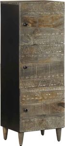 Highboard 40x33x110 cm Massivholz Mango