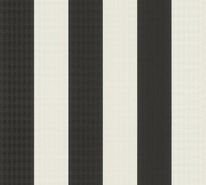 Karl Lagerfeld Wallpaper Designertapete Stripes Luxustapete Vliestapete schwarz weiß 10,05 m x 0,53 m
