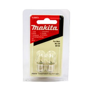Makita Glühlampe 12 - 14,4 V für BML145, ML120 & ML140, 2 Stück
