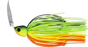 Westin Bladebite V2 Tungsten Bladed Jig 9g Sinking Firetiger Chatterbait Westin Bladebite V2 Tungsten Bladed Jig 9g Sinking Firetiger Chatterbait