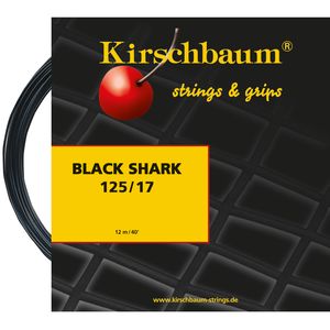 Kirschbaum Tennissaite Black Shark 12m schwarz, 105190216800010