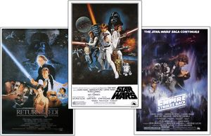 Star Wars Posterset Filmplakat Episode IV - VI 61 x 91,5 cm