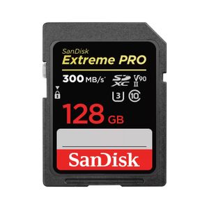 SanDisk Extreme PRO® SDXC™-UHS-II-Speicherkarte, V90 - 128 GB, 300 MB/s, 260 MB/s
