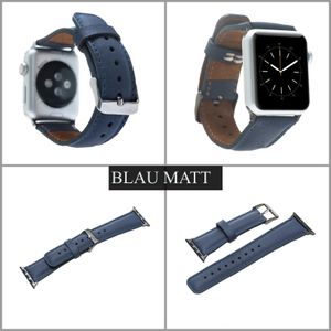 Samsung Watch Armbänder aus echtem Leder Hochwertige  vielseitige Accessoires 20mm Watch Band Blau