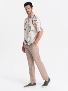 Ombre Clothing Chinos für Männer Embiid hellbraun XXL