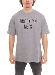 New Era - NBA Brooklyn Nets Washed Pack Wordmark Oversized T-Shirt : Grau S Farbe: Grau Größe: S