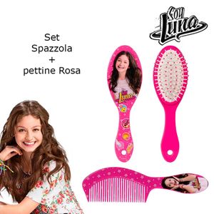Soy Luna Beauty Set für Mädchen  Soy Luna Design: Bürste+Rosa Kamm