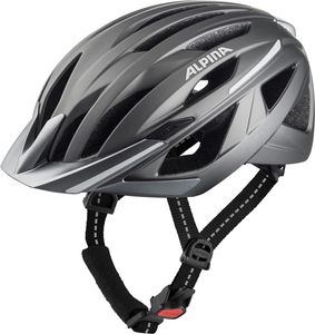ALPINA Fahrrad Helm Alpina Haga 25 dark-silver matt 55