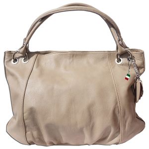 Florence Dame Tasche Beuteltasche Leder hellbraun 42x14x28 Hobo Bag OTF128C