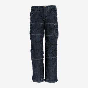 FHB Jeans-Arbeitshose STRETCH schwarz-blau Gr. 48 22659-22-48