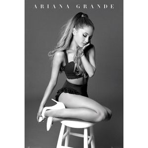 Ariana Grande - Poster, Schwarz/Weiß TA4020 (Einheitsgröße) (Schwarz/Weiß)