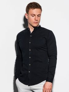 Ombre Clothing Pánská košile Healy černá XL