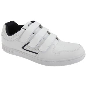 Dek Charing Cross Herren Sneaker / Turnschuhe mit Klettverschluss DF906 (44 EUR/10 UK) (Weiß)