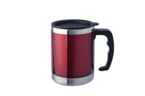 BasicNature Edelstahl Thermobecher 'Mug', 0, 42 L, feuerrot