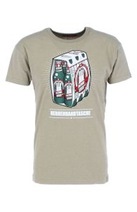 Derbe Hamburg - Herrenhandtasche Reloaded Herren T-Shirt, Größe:S, Derbe Hamburg Farben:Silver Sage Melange