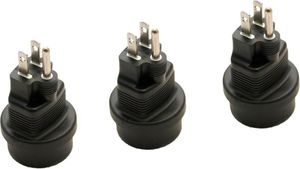 1/2/3/5 Reiseadapter Schutzkontakt auf USA YL-1223 - Menge: 3 Stück