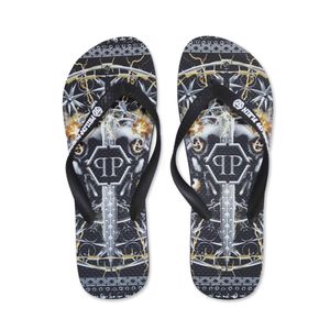 Philipp Plein - Flip Flops - BRD-90199-BLACK-MULTI - Uni - black,yellow - EU 42-43