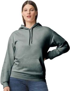 Gildan - Kapuzenpullover Fleece für Herren/Damen Uni RW10354 (4XL) (Grau meliert)