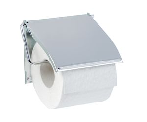 WENKO Toiletten Papier Halter Klo Rollen Ablage Deckel Cover Badezimmer WC