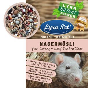 25 kg Lyra Pet® Nagermüsli für Zwerg- und Farbratten