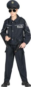 Kostüm Polizist - Kinderkostüm Polizist - Gr 104 - 158 cm Gr. 158 cm - 11 - 13 Jahre