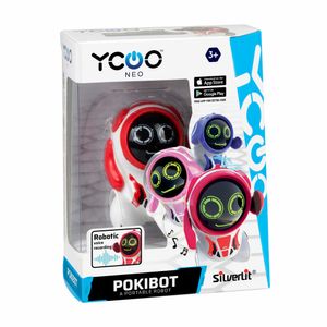 YCOO Mini-Roboter Pokibot Sortiert V1, kompakter Spielzeug-Roboter mit Aufnahmefunktion, Spielzeug, 88042