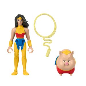 Fisher-Price DC League of Super-Pets Wonder Woman & PB Figurenset